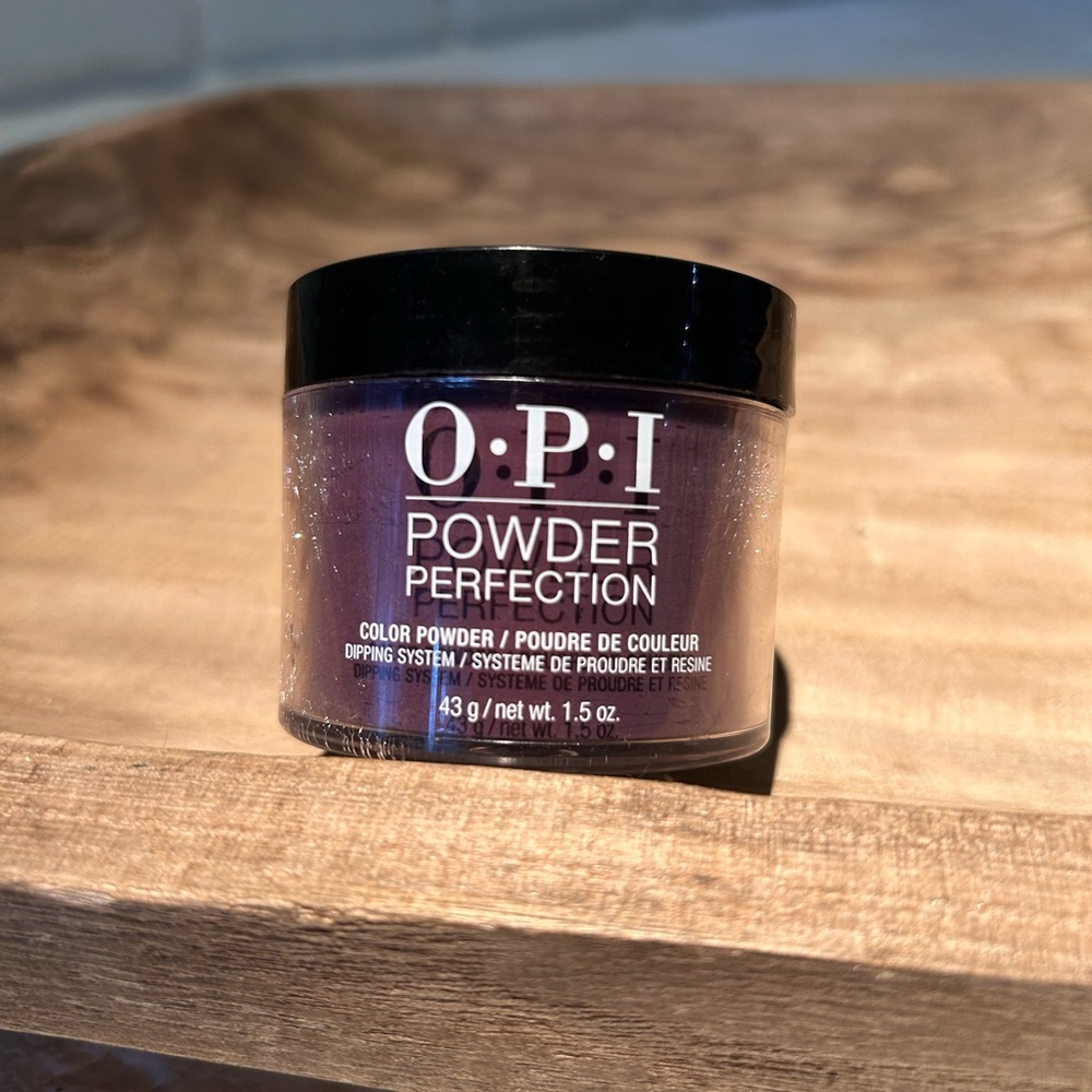 OPI Powder Perfection Good Girls Gone Plaid-Deep Purple DPU14 1.5 oz